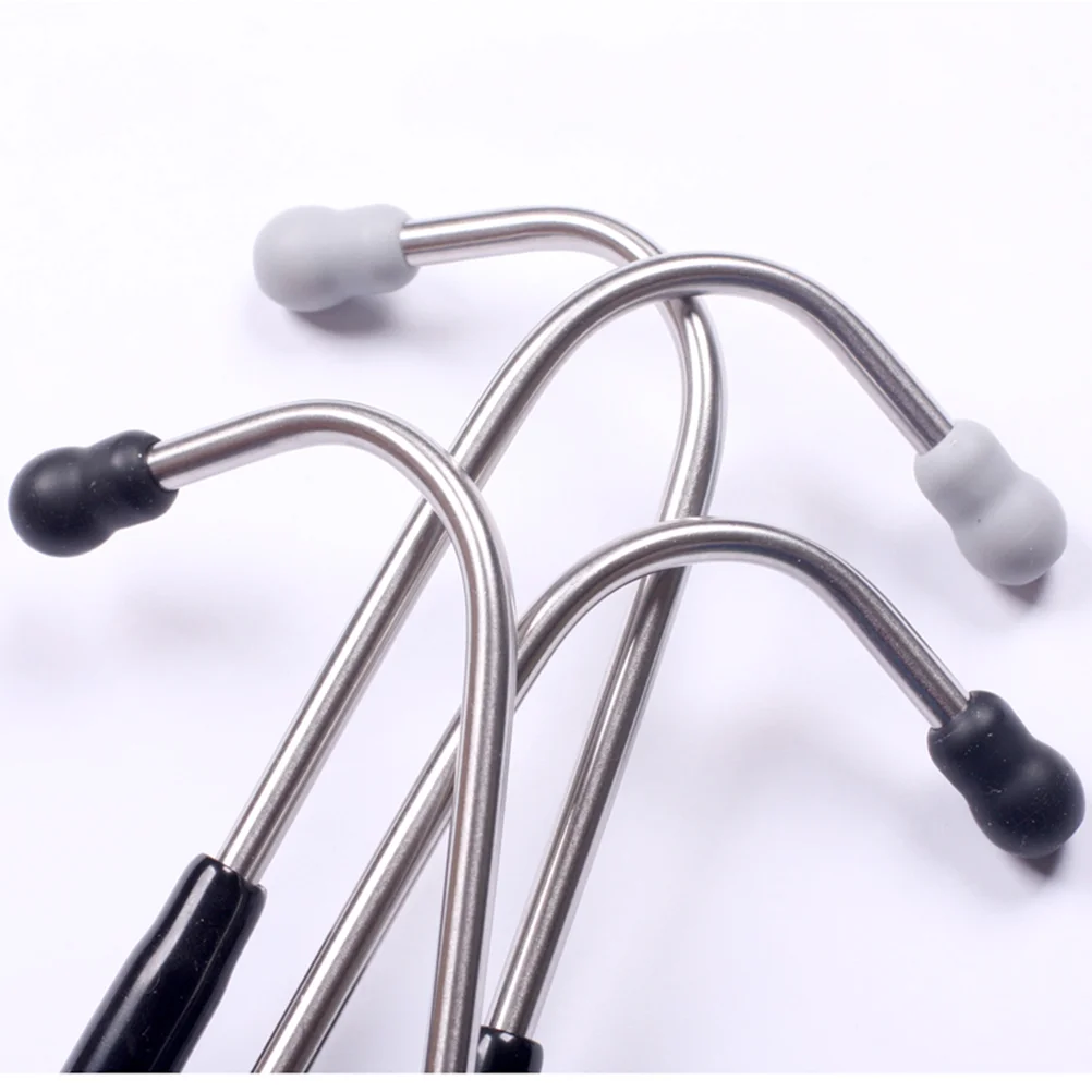 10 Pieces Stethoscope Earbuds Small Tips Replacement Silicone Gauges Ears Parts Soft Sealing enlarge