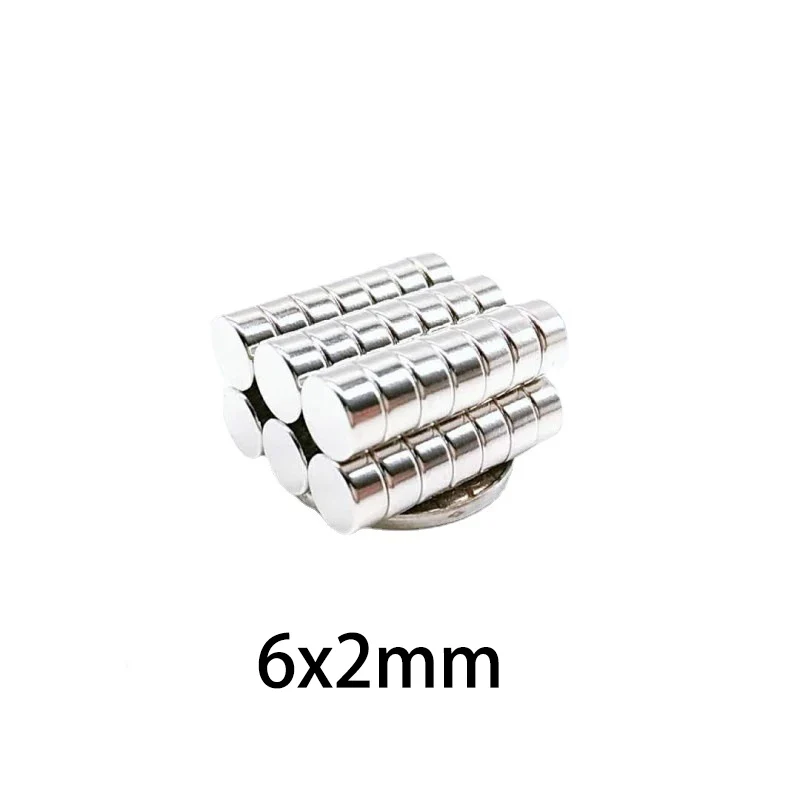 

Круглые магниты 6x2 мм и 8x2 мм
