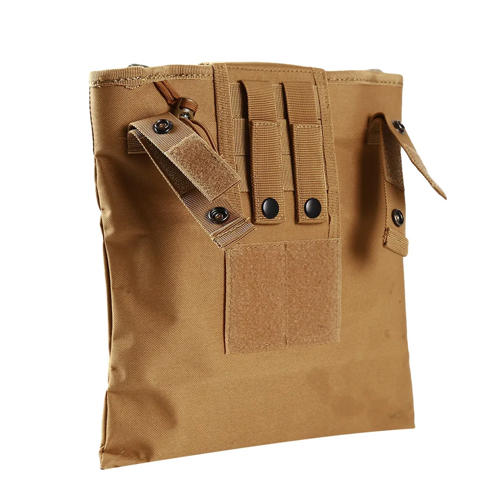 

Outdoor Foldable Hunting Nylon Large Size Waist Bag Tactical Camouflage Accessory Storage Kettle Recycle Bag for Army Fan