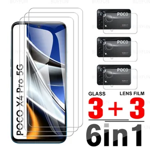 For Xiaomi Poco X4 Pro 5G Front Screen Protector Glass For Poco X 4 4X X4 Pro Poko Poxo X4 Pro Tempe