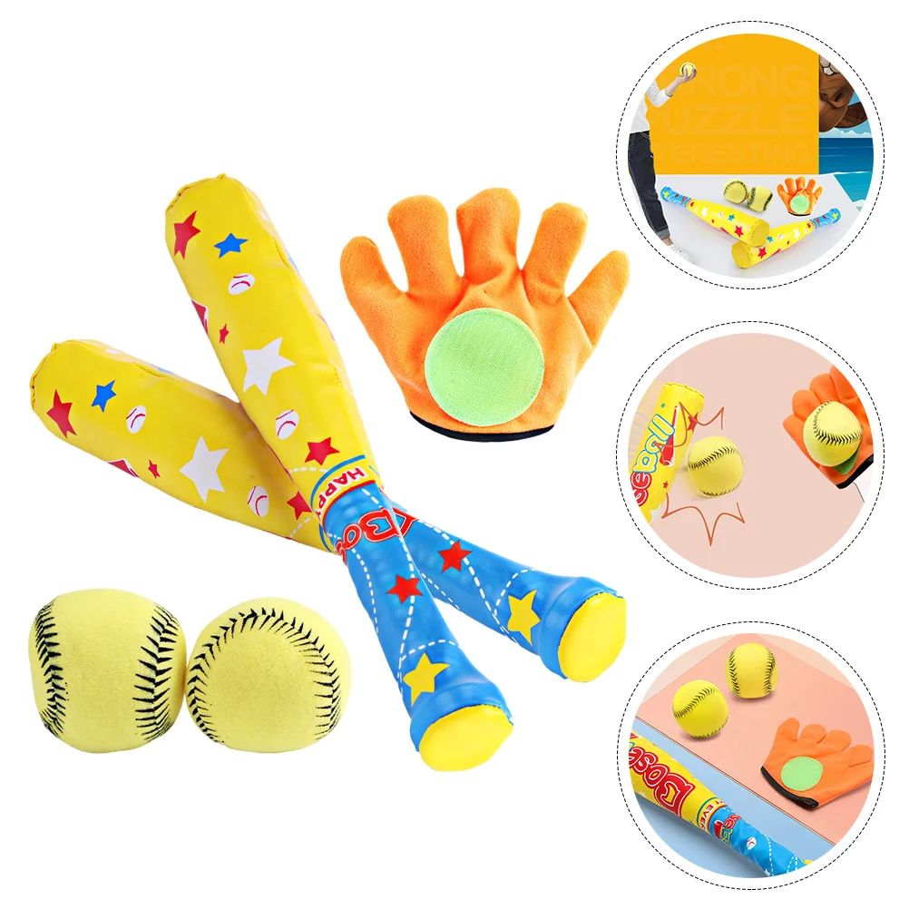 

1Set Sticky Balls Toss Catch Balls Baseball for Kids Garden Outdoor Park