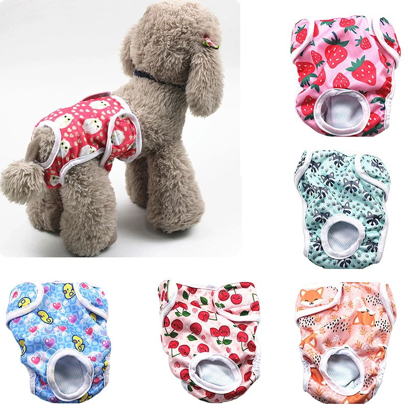 

Dog Diapers Female Pet Diaper Puppy Underwear Diaper For Female Dog Sanitary Panties Physiological Shorts Pants Small Medium Dog
