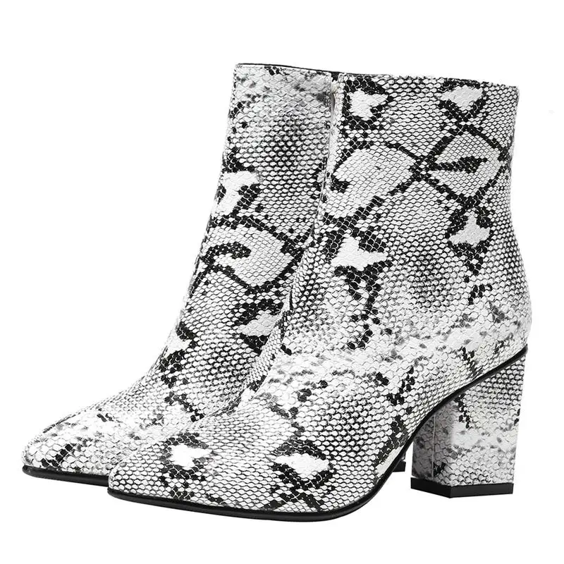 

1Pair Occidental Fashion Boots Women High-heeled Short Boots Zipper Shoes