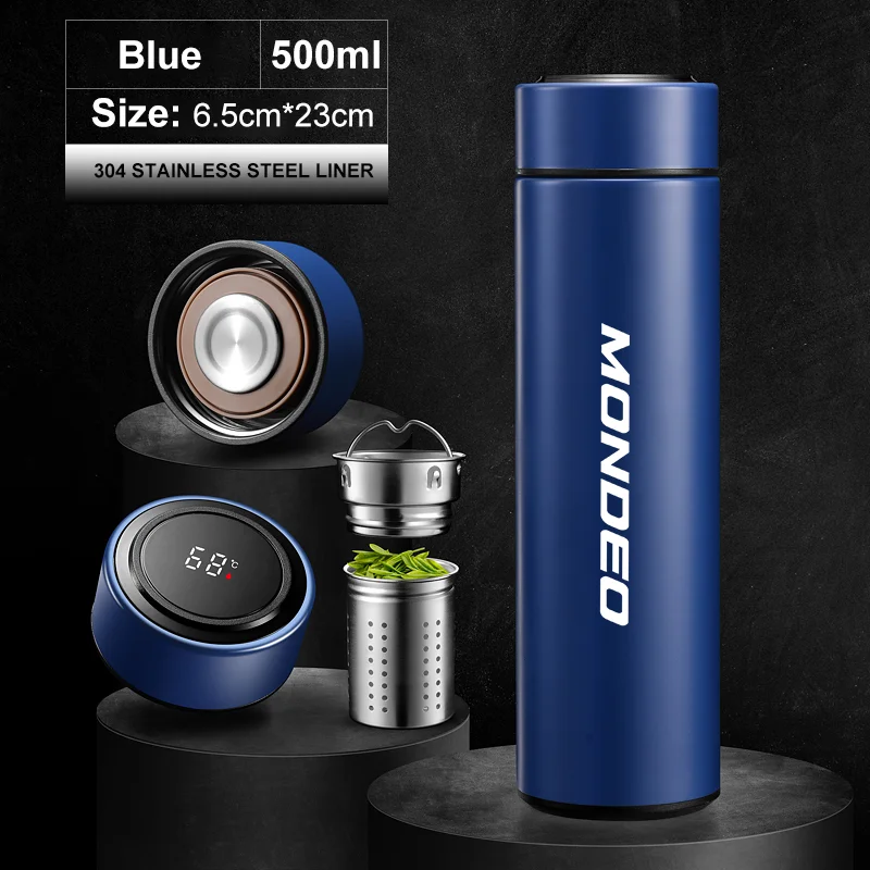 Для Ford Mondeo термос из нержавеющей стали 500 мл автомобильная кофейная чашка чайная