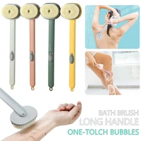 new long handle liquid bath brush for exfoliating detachable back scrubber massage shower bath body cleansing bathroom brush new