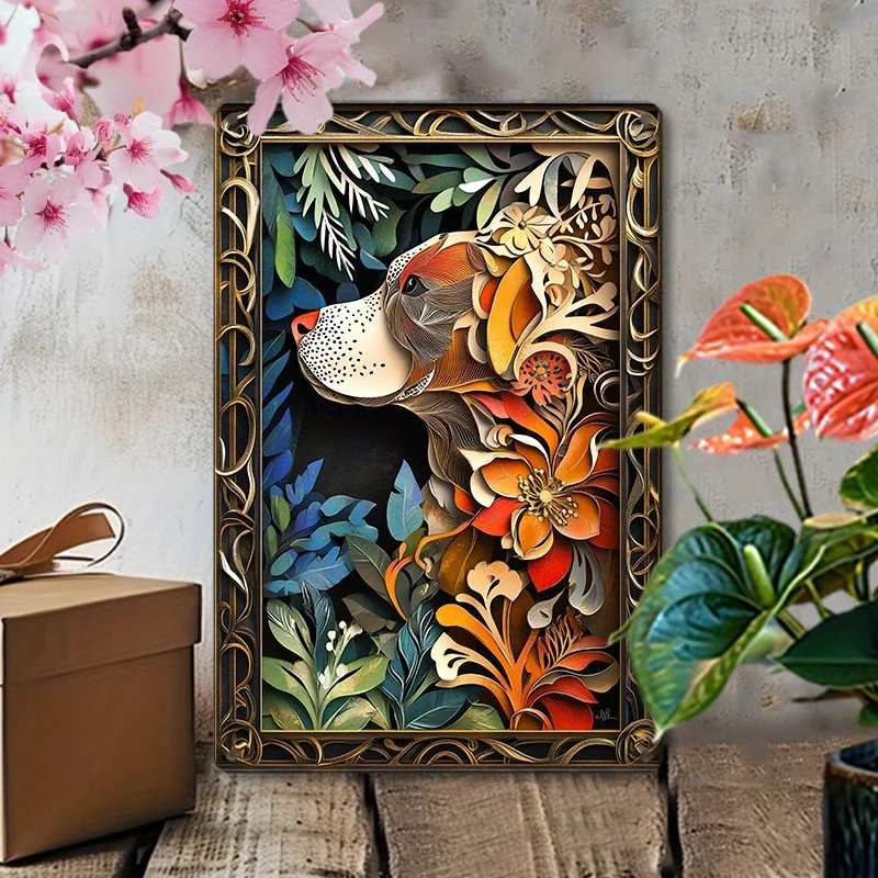 Алюминиевая табличка Basset Hound