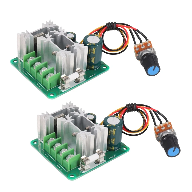 

Best 2X 6V-90V 15A Pulse Width PWM DC Motor Speed Controller