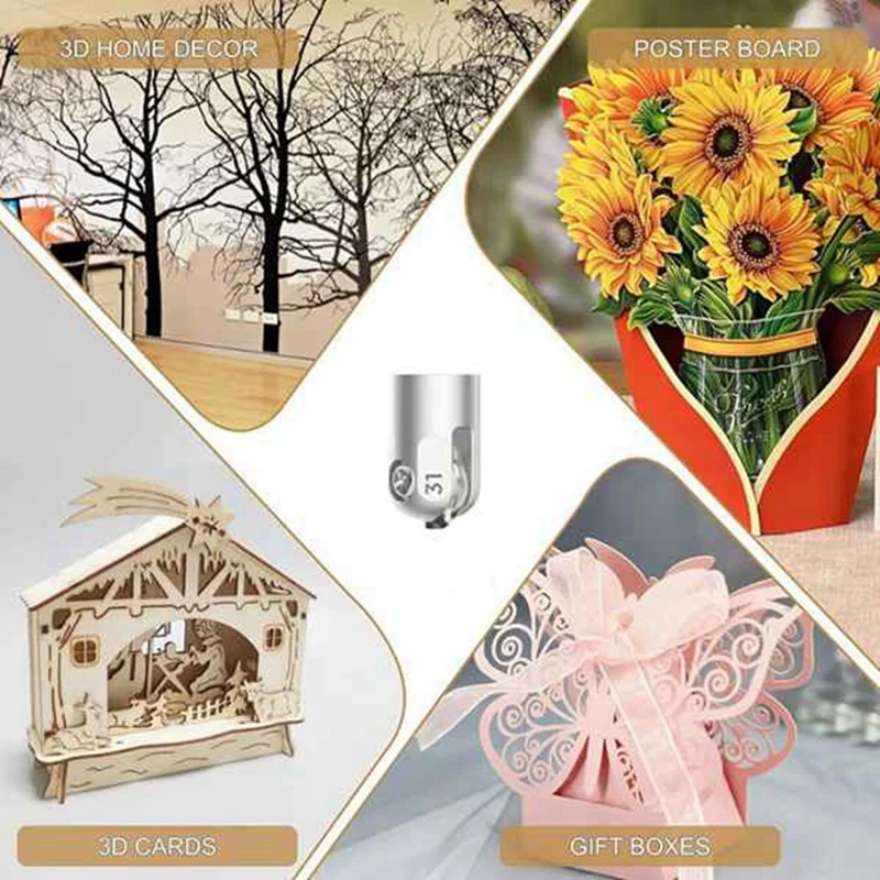 Инструмент для лезвия Cricut с быстросъемным корпусом волнистыми лезвиями