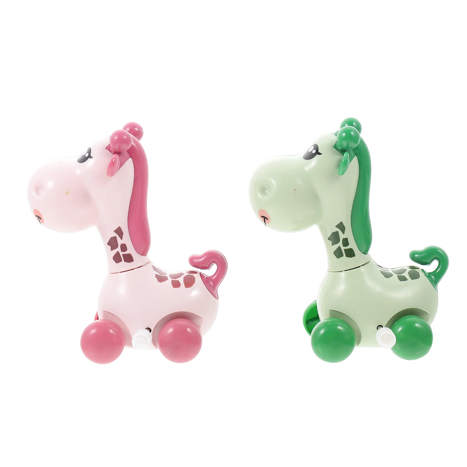 2 Pcs Children Clockwork Toys Practical Clockwork Toys Cartoon Wind Toys