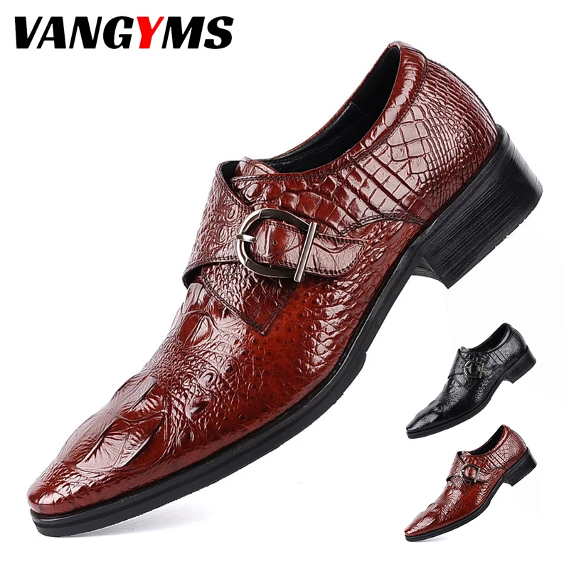 

Мужские кожаные туфли, модные брендовые туфли из крокодиловой кожи, мужские удобные и дышащие повседневные туфли, мужские туфли