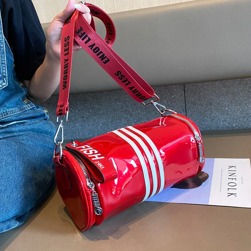 Shining Leather Crossbody Bags for Women Side Bag for Ladies Sac a main Femme Shoulder Bag Brand Designer Bolsos Para Mujer