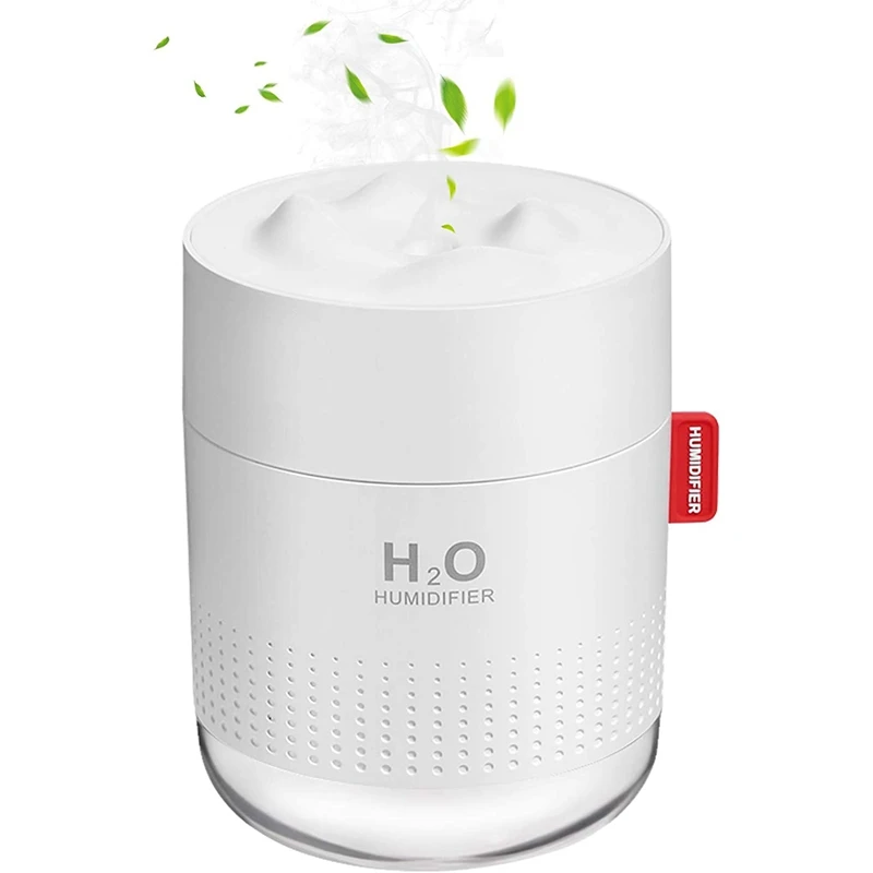 Humidifier 500Ml Cool Mist Humidifier Air Humidifier Ultrasonic Quiet Humidifier With Night Light,USB Charging
