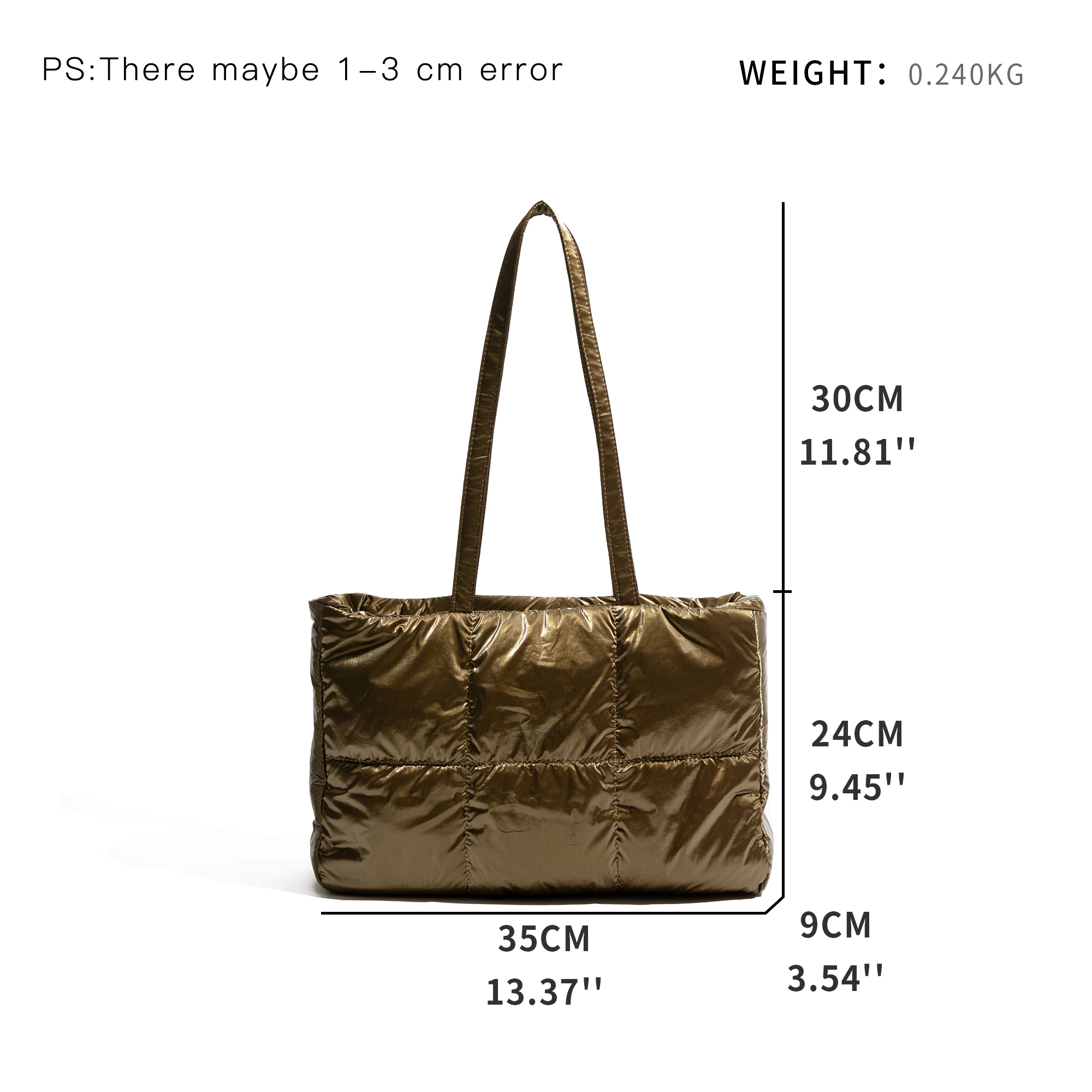 MABULA стеганая зимняя сумка на плечо с подкладкой модная большая вместительная