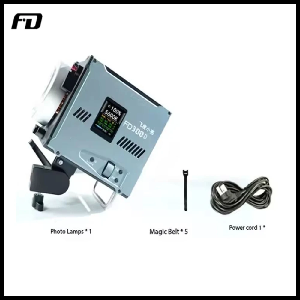 Фото FD FD300D/FD300DS/FD300BI/FD300BIS 300 Вт COB светодиодный светильник для фотосъемки, крепление Bowens, студийная лампа для наружной видеосъемки №2