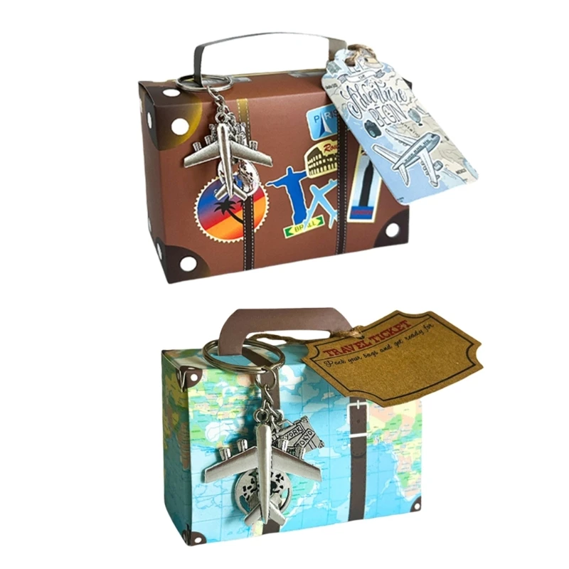 10 шт. миниатюрные дорожные футляры коробки для конфет настольного дисплея