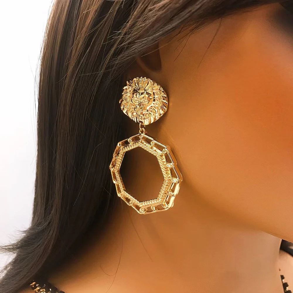 Элегантный подарок искусственный сплав цинка стильная голова льва