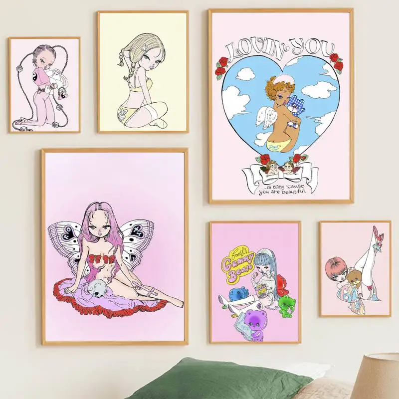 

Иллюстрации, плакат, печать, настенные картины, гостиная, украшение для дома, маленькие