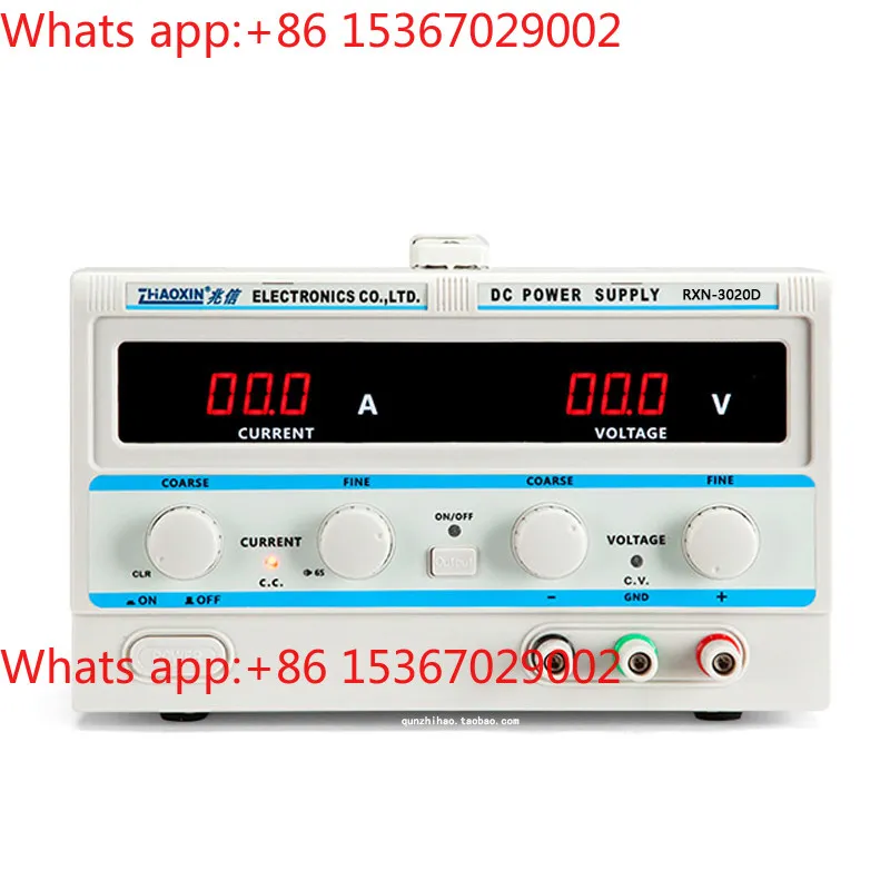 Фото Линейный регулируемый источник питания постоянного тока RXN-3020D, 30В 20А, для обслуживания и тестирования на старение №1