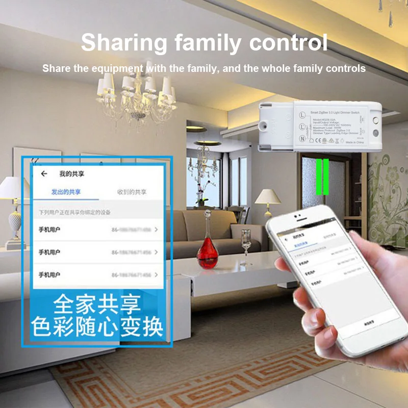 

Tuya Zigbee Light Switch Dimmer Module Controller Home Automation Voice Control PC Plastic Shell Energy-saving Switch Accessorie