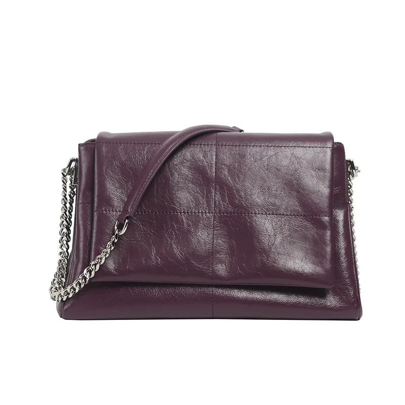 

2022 New Leather Simple Underarm Bag Large Capacity Single Shoulder Messenger Chain Women's Bag Shoulder Bags