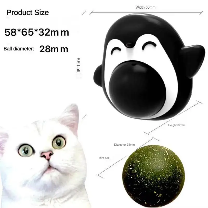 

Healthy Natural Catnip Ball Cat Wall Stick-on Toys Treats Natural Removes Hair Balls To Promote Digestion Pet Cat Grass Snacks