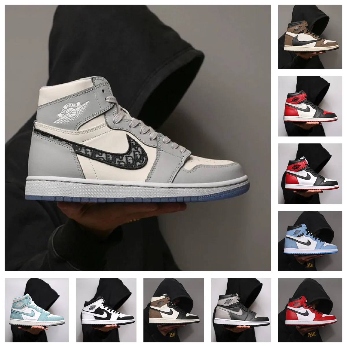 Women High-top Comfortable Sports Outdoor Sneakers Eur 36-47