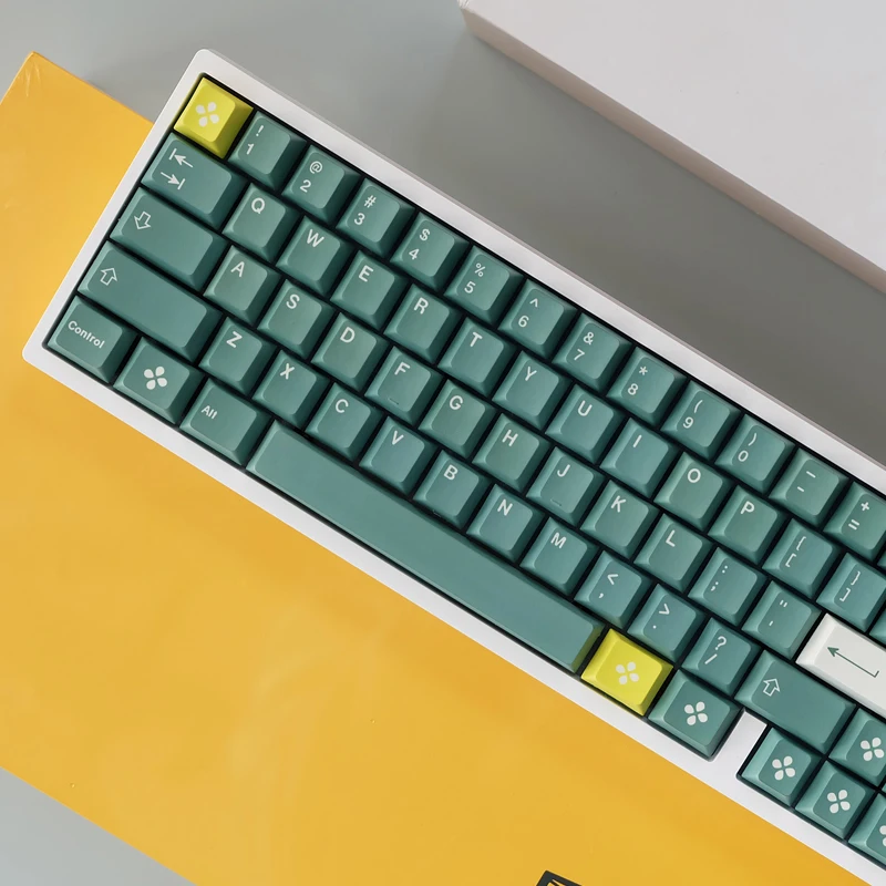 

GMK Dandy Dandelion 132 Keys/Set Keycap For MX Switch Mechanical Keyboard PBT Dye Subbed Key Caps Cherry Profile