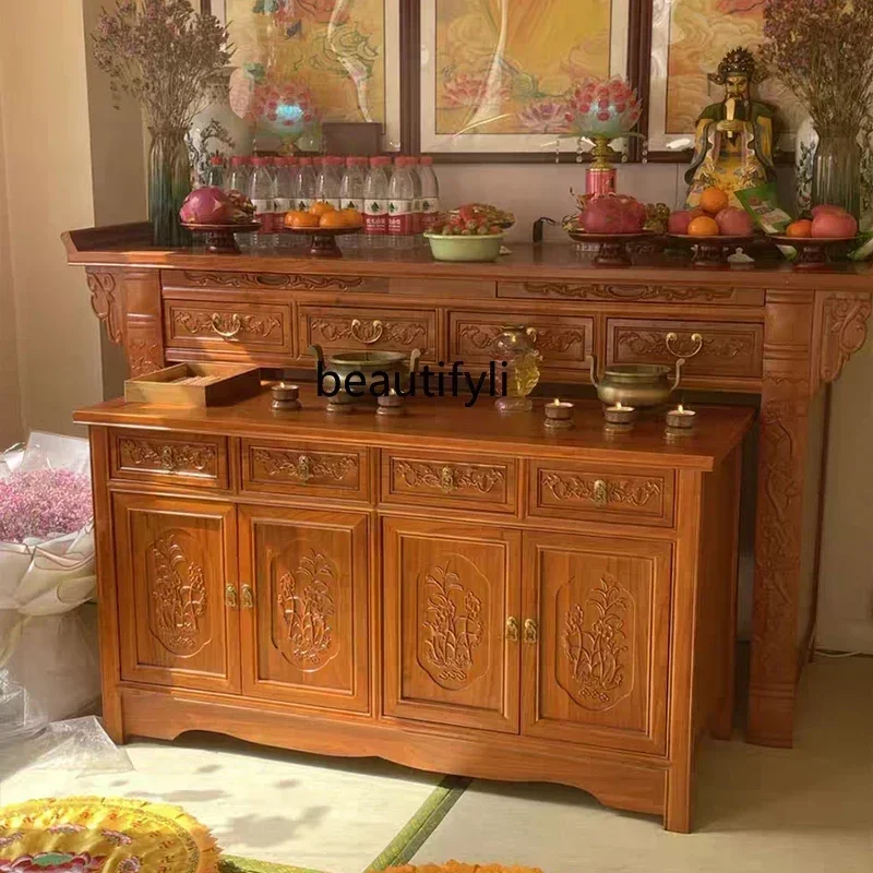 Буддийский нишевый алтарь Будда буддийская статуя буддистская