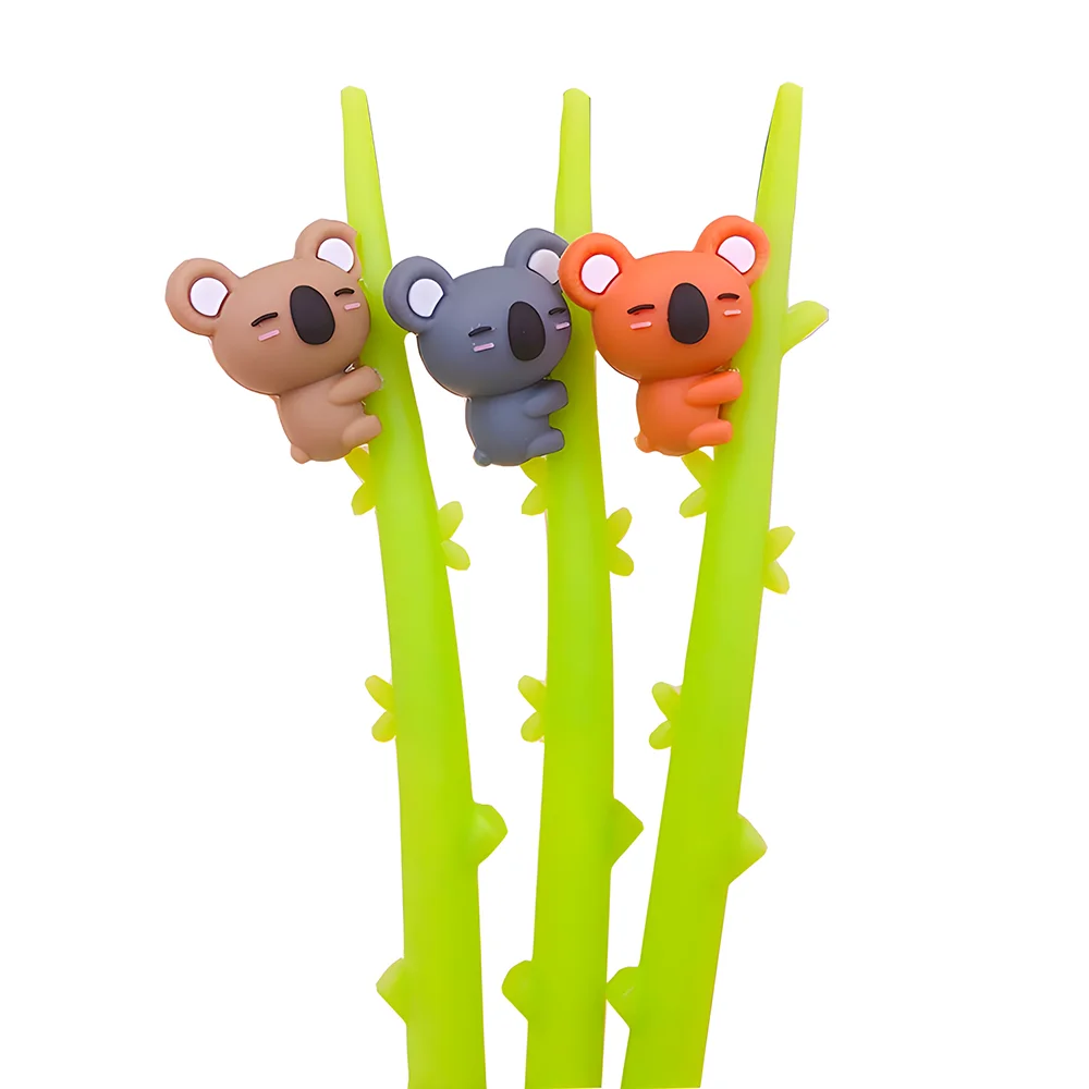 Креативные гелевые чернильные ручки Kawaii Koala милые нарядные с животными для