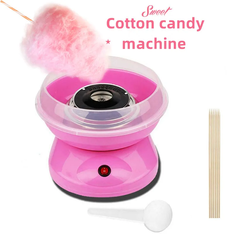 

110V/220V MINI Electric DIY Sweet Cotton Candy Maker Portable Marshmallow Cotton Sugar Fairy Floss Spun Machine EU/US Plug