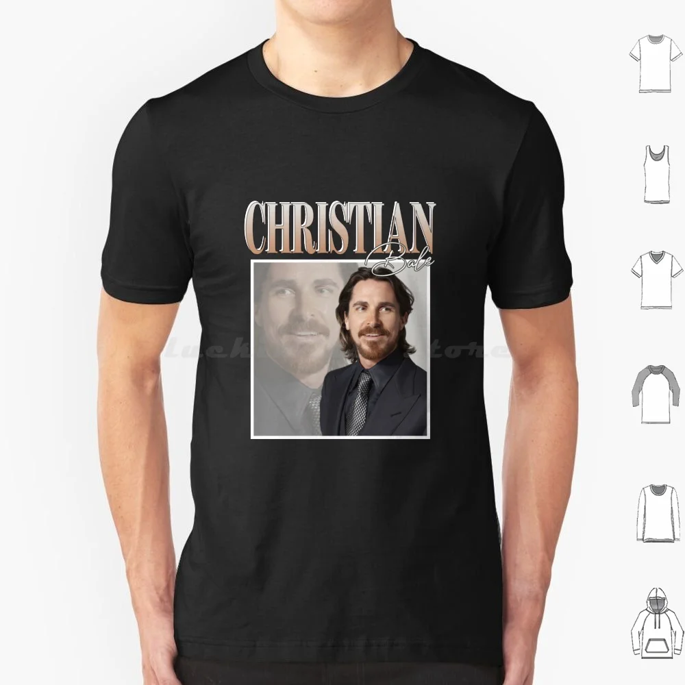 Christian Bale 90'S Vintage T Shirt 6Xl Cotton Cool Tee Christian Bale 90S Vintage For Fan