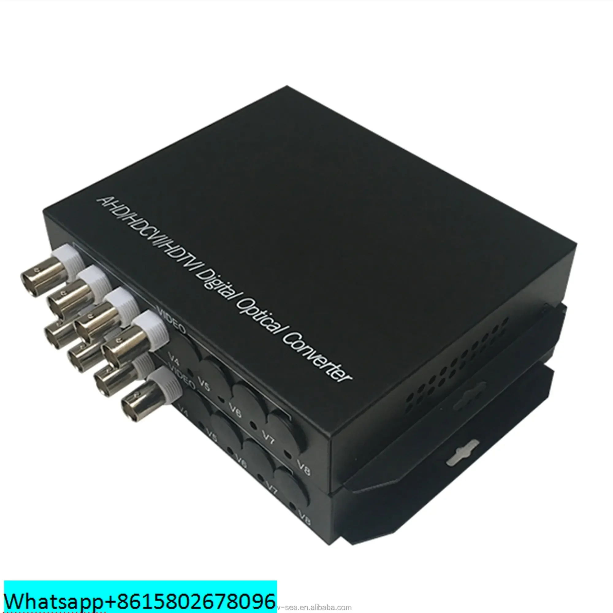 4-канальный видеоконвертер CVI/TVI/AHD HD 1080P 2 миллиона пикселей BNC к оптоволоконному