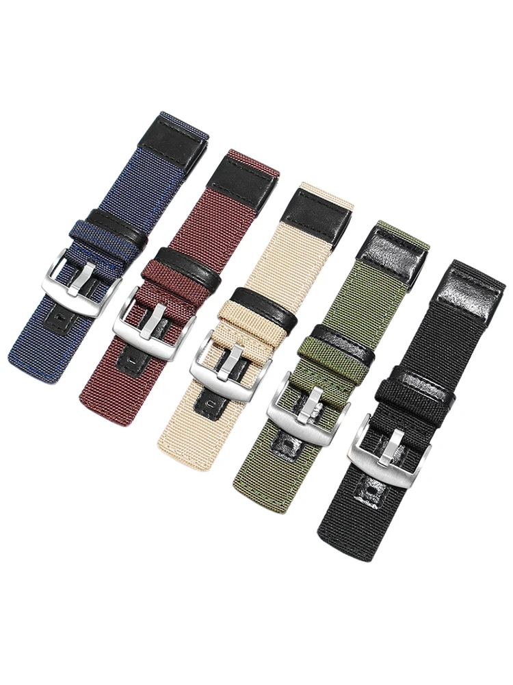 Strap Is Suitable for Haiou Volunteer May Fourth Military Watch 610961066107 Khaki Nylon Watch Strap 24mm. (art.: 3920ca8a31774) - 3920ca8a31774