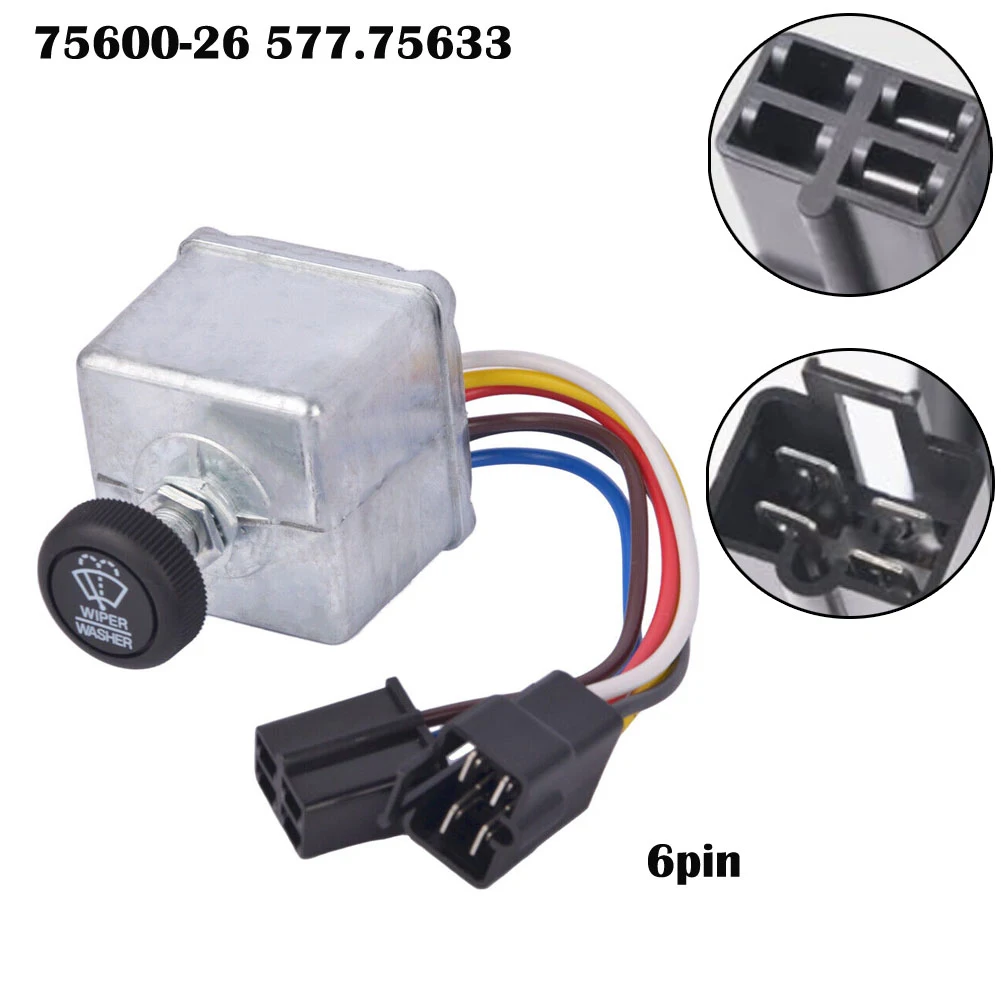 

Brand New 6 Wire Wiper Switch For Peterbilt 300 Series 75600-26 577.75633 7560026 Auto Replacement Parts