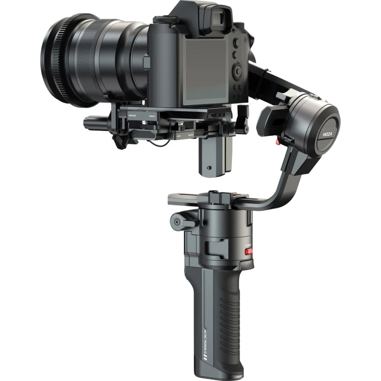 

Best quality MOZA AirCross 3 Standard 3 Axis Handheld Anti-shake Gimbal Stabilizer for DSLR Camera, Load: 3.2kg (Black)