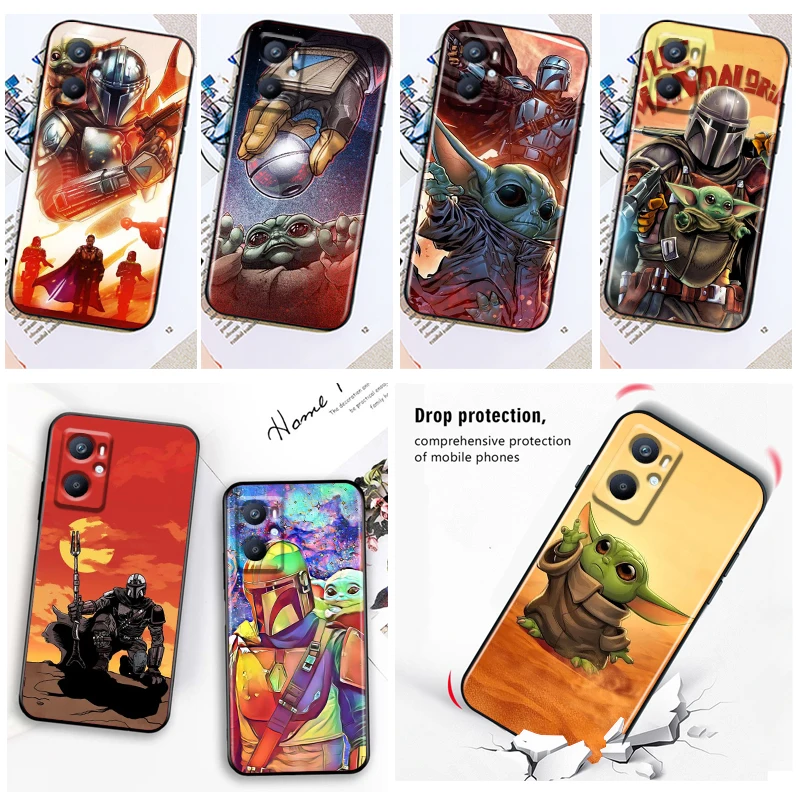 

Yoda Star Wars Samurai Phone Case Black For OPPO Find X5 X3 X2 Neo Lite A96 A57 A74 A76 A72 A55 A54S A53 A53S A16S A16 A9