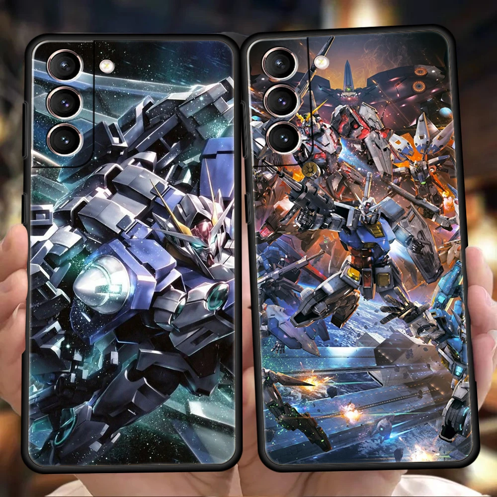 

Мультяшный чехол Gundam для телефона с аниме для Samsung S22 S20 S21 FE Note S21 20 10 Ulrta S10 S10E S9 M21 M22 M32 M31