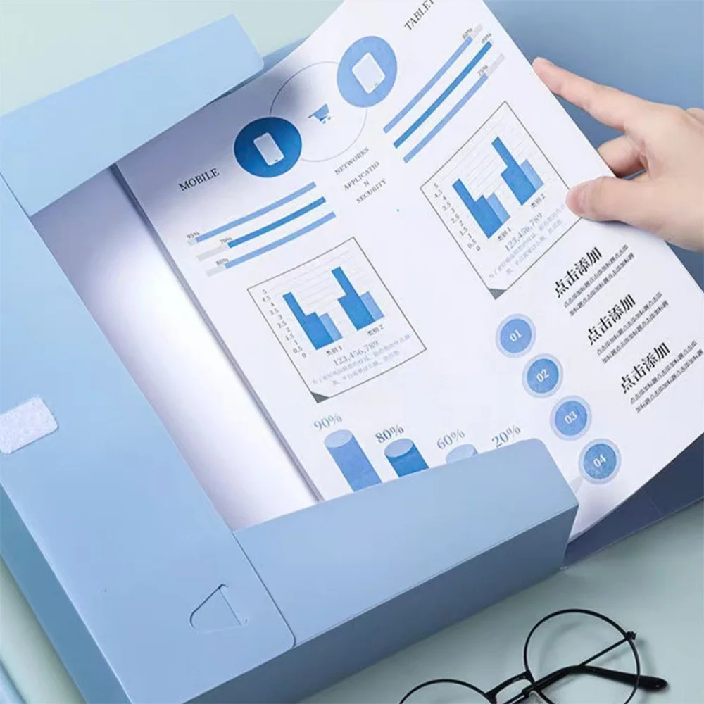 Папка А4 для файлов бумажная сумка тестирования хранения данных Студенческая