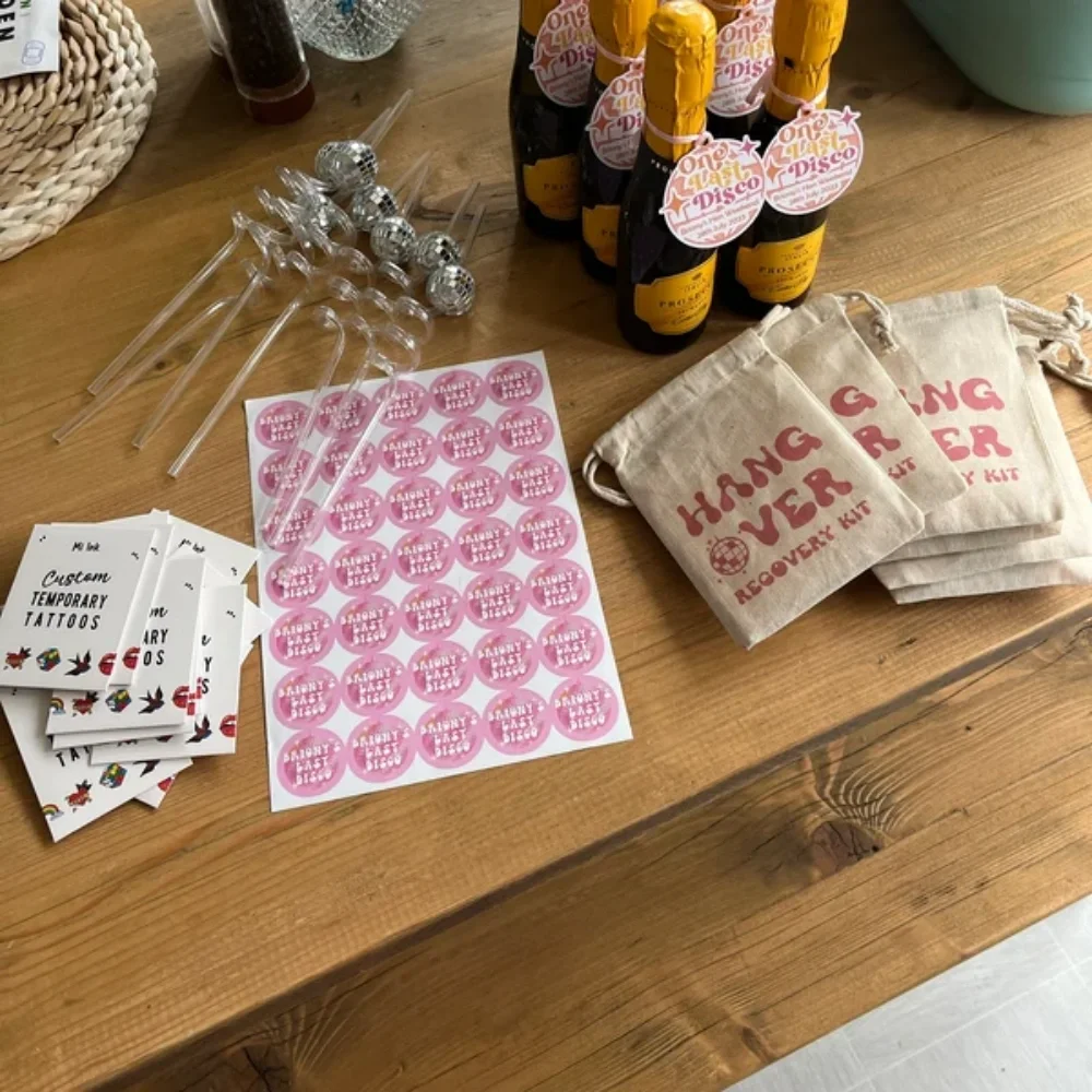 20 шт. Последняя дискотека невесты персонализированные сумки для набора похмелья