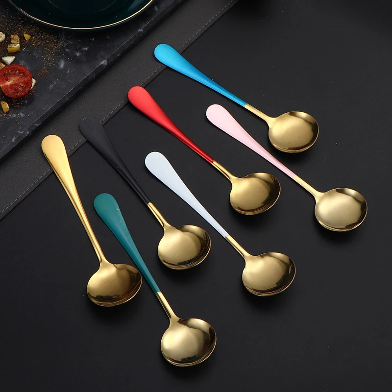 1 шт. столовая ложка из нержавеющей стали