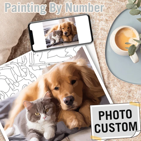 Картина по номерам RUOPOTY  Лен