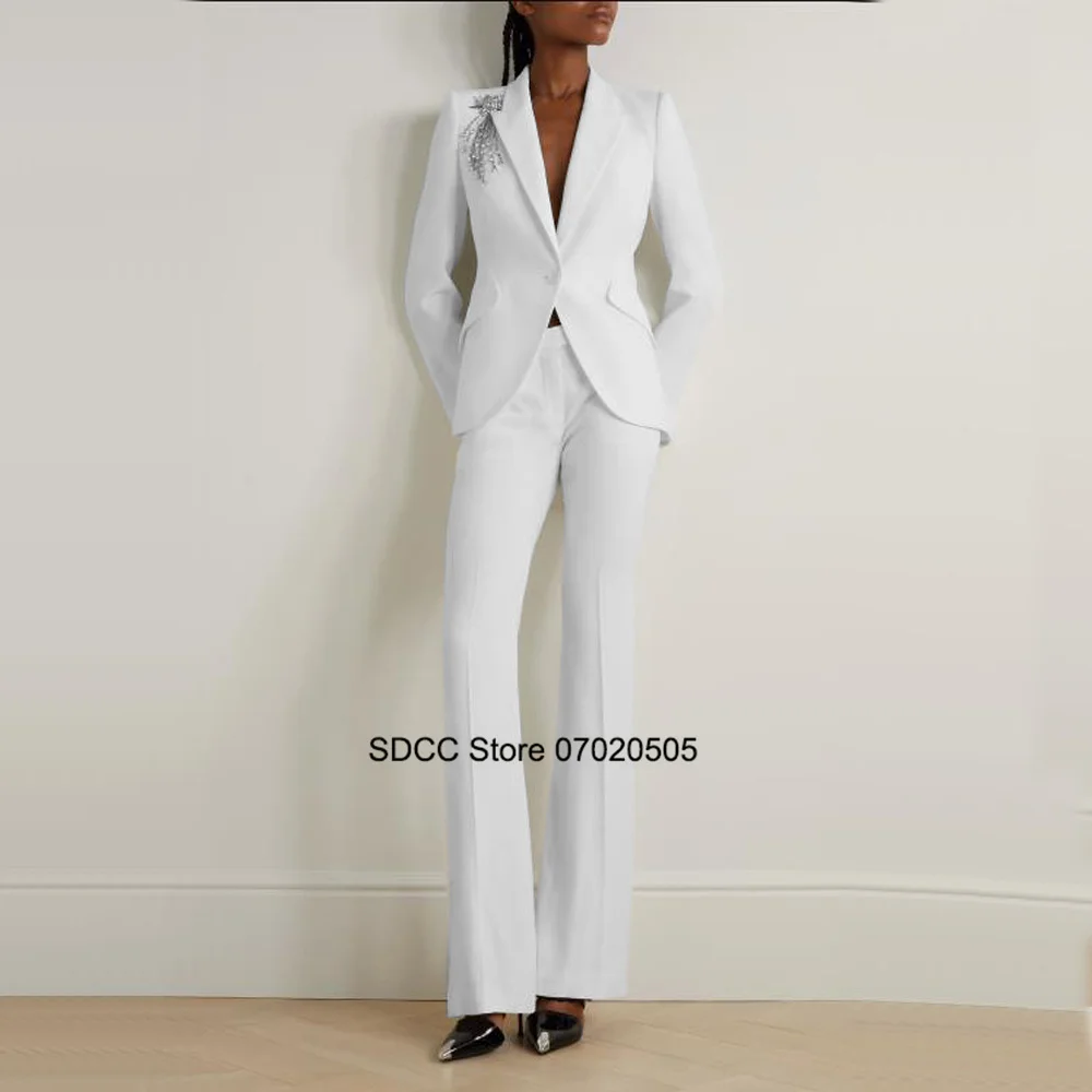 Women's Suit With Pants Traf 2023 Women Evening Dress Summer Two Piece Set Woman 2 Pieces Elegant Trouser Sets Dresses for Prom