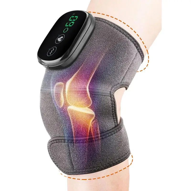 

LED Display Wormwood Heating Knee Pads Magnetic Knee Brace Compress Support Belt Massager For Relieve Sports Hurt Injuries