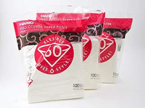 

Filtro Para Cafeteira V60 Tamanho 02 Branco 300 Unidades