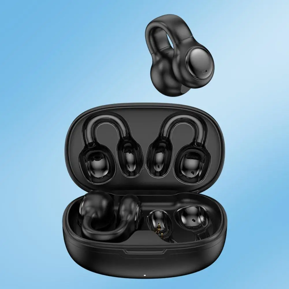 

M30 Ear-Clip Headset Bluetooth-compatible 5.3 Wireless Headphones Waterproof In-ear Noise Reduction Bone Conduction Headset
