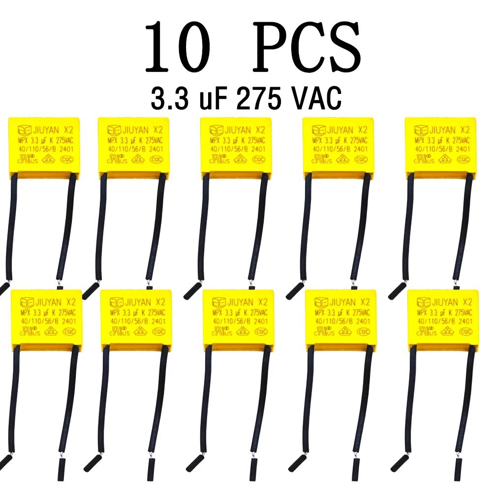 

Защитный конденсатор с защитой от света, подходит для Smart Touch без нейтральных электрических вентиляторов, переключателей и т. д. 3.3UF, 275VA