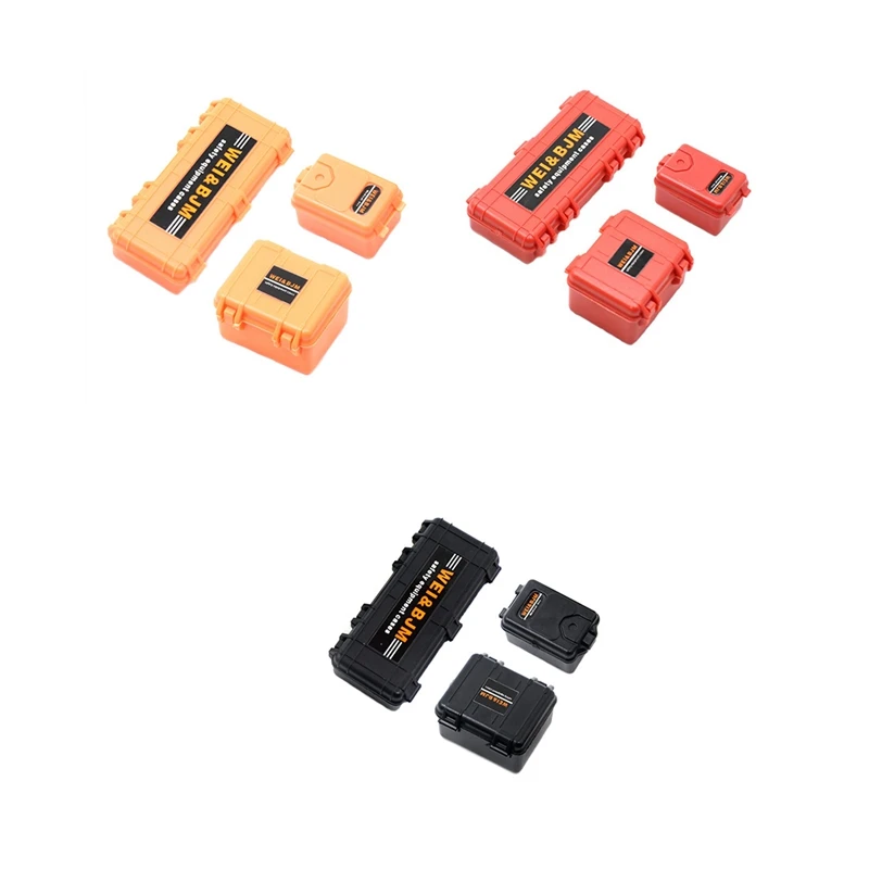 

Scale Mini Storage Box Equipment Case Decoration Accessory For 1/18 1/24 RC Crawler Car Axial SCX24 FCX24 Enduro24