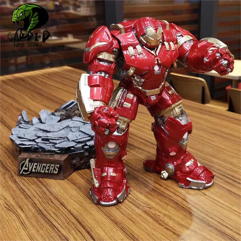 

Marvel Comics Avengers Anime Figurine Hulkbuster Mk46 Action Figure Statue Favorite Of Boy Pendant Cool Halloween Christmas Gift