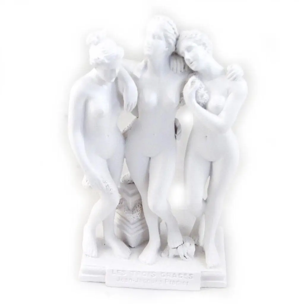 

Lily's treasure [g0850] -Статуэтка из смолы «3 чашки» white-12x7. 5 см