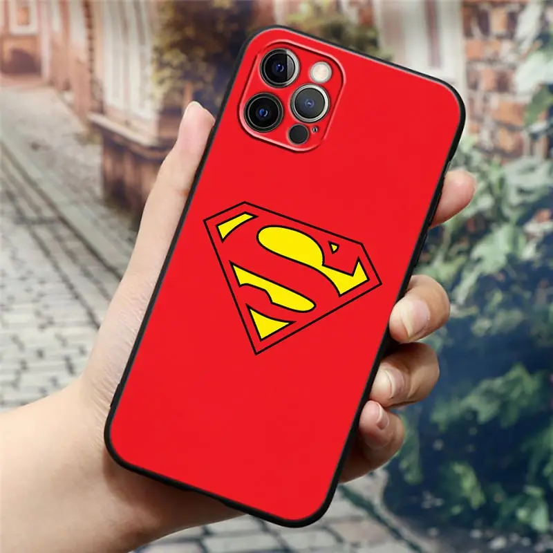 Чехол для телефона S-Supermans Hero для iPhone 17, 16, 15, 14, 13, 12 Mini, 11 Pro Max, 16 Plus, 17 Pro, 17E, 17 Air, 16E, XS, мягкий чехол (art.: 3920da6415e2d) - 3920da6415e2d